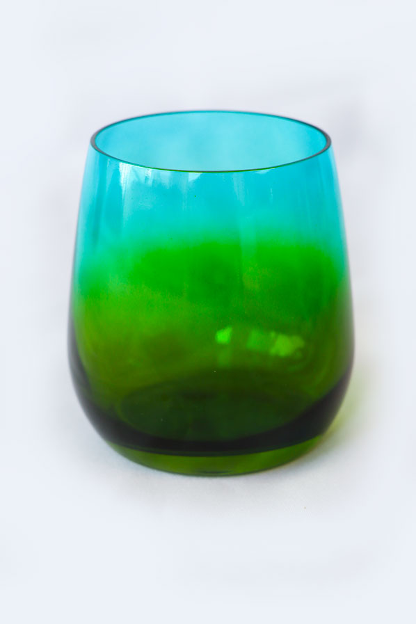 VASO CRISTAL MURANO VERDE