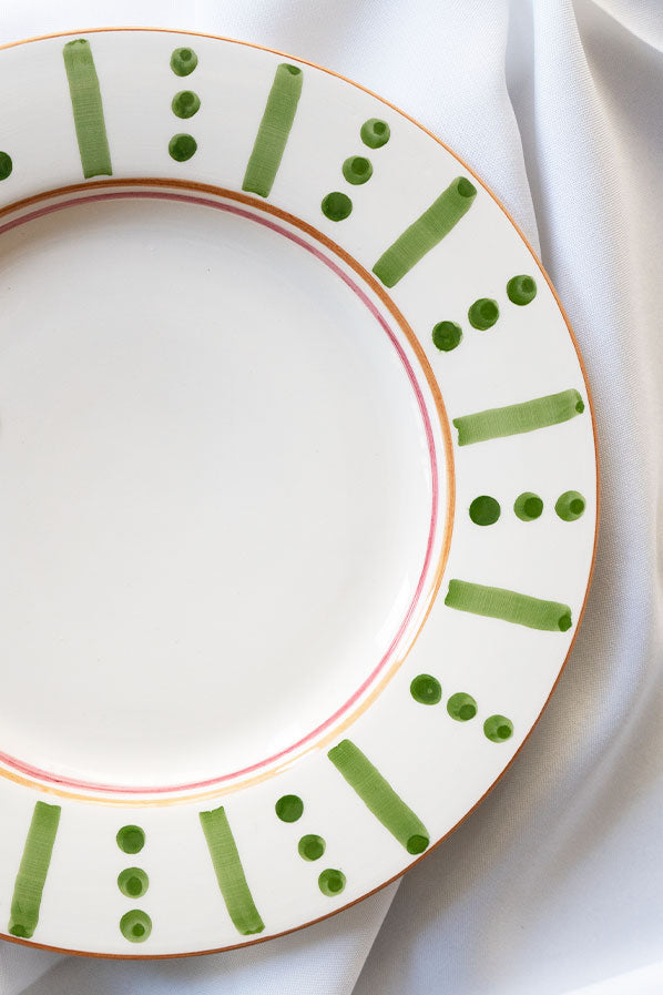 PLATO LLANO RAYAS VERDES