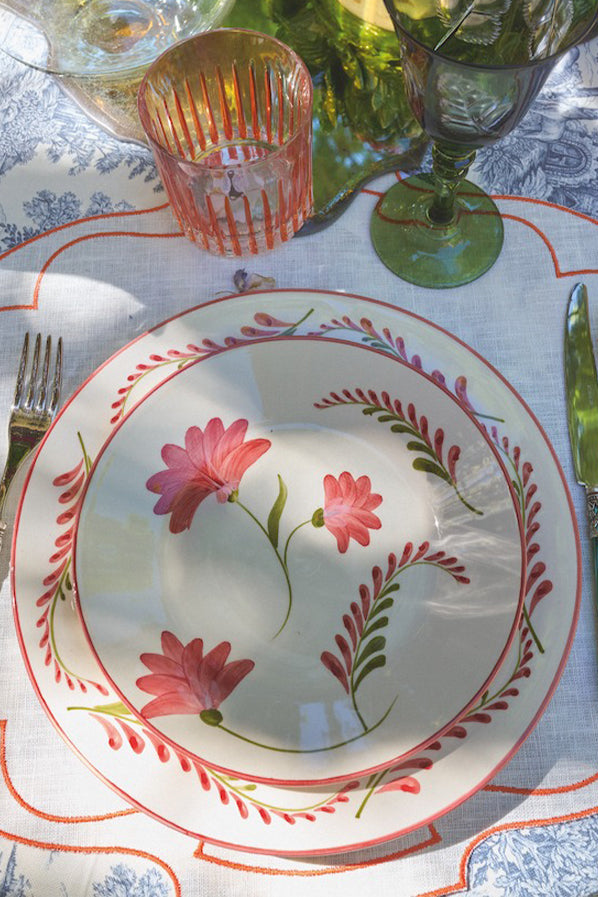 Set 4 Platos llanos Rosé