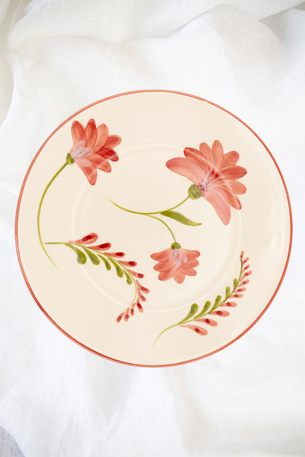 Set 4 Platos postre Rosé