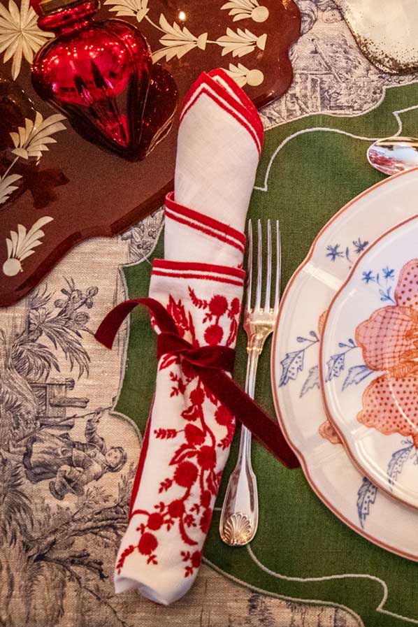 Servilleta Navidad Blanca