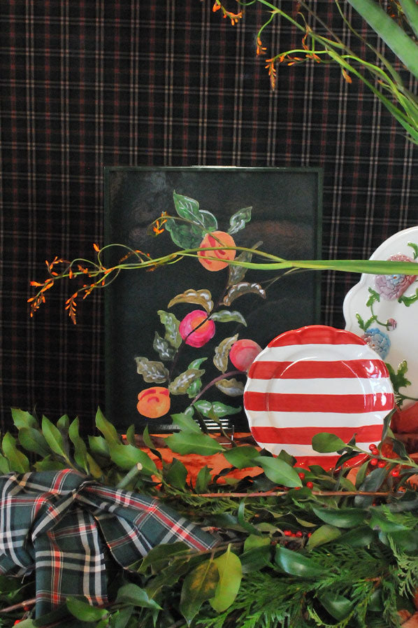 BANDEJA LACADA MELOCOTONES