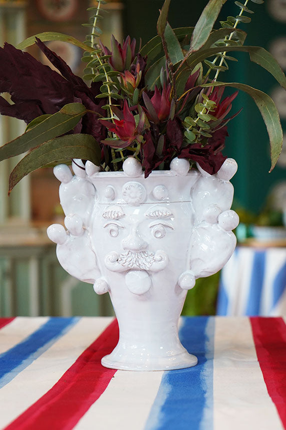 Jarrón Busto Orecchini Hombre