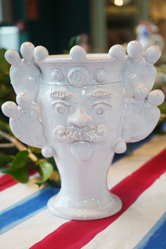 Jarrón Busto Orecchini Hombre