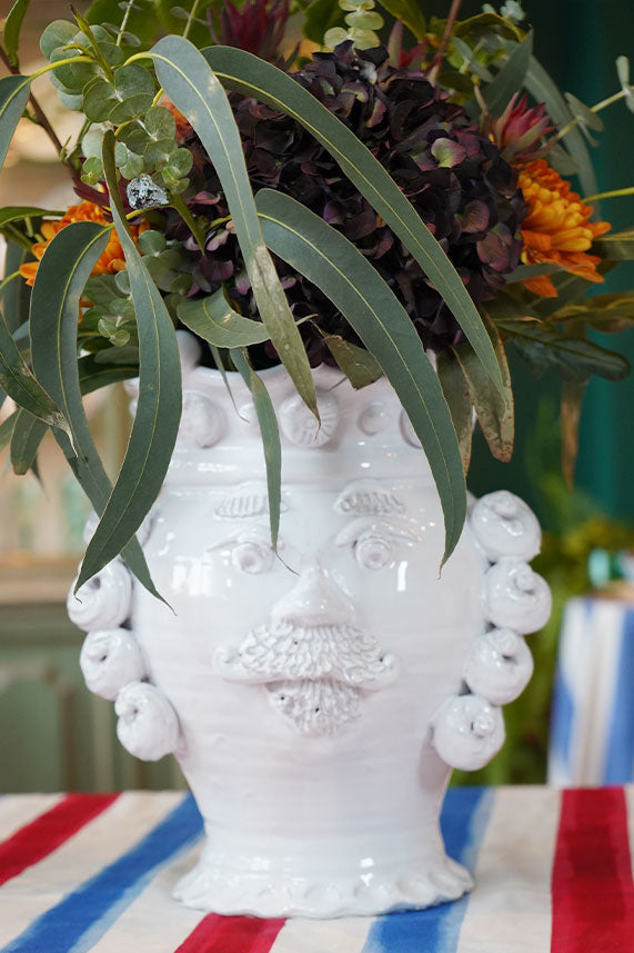 Jarrón Busto Rosetta Hombre