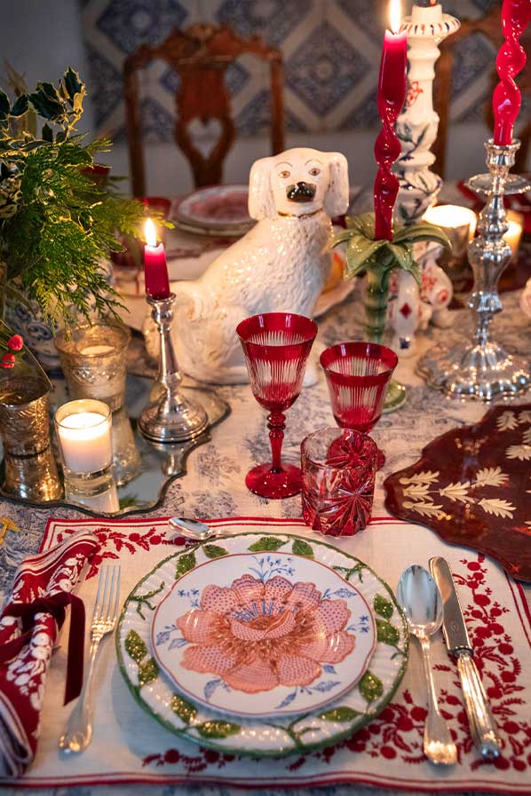 Individual Navidad Blanco