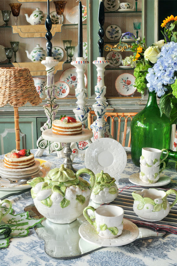 Juego de café frutas