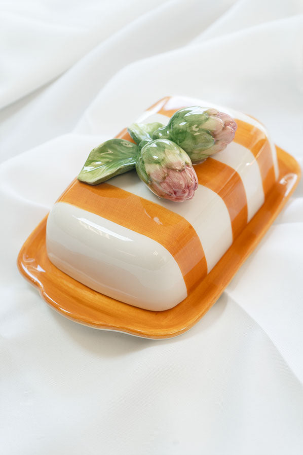 Mantequillera con tapa