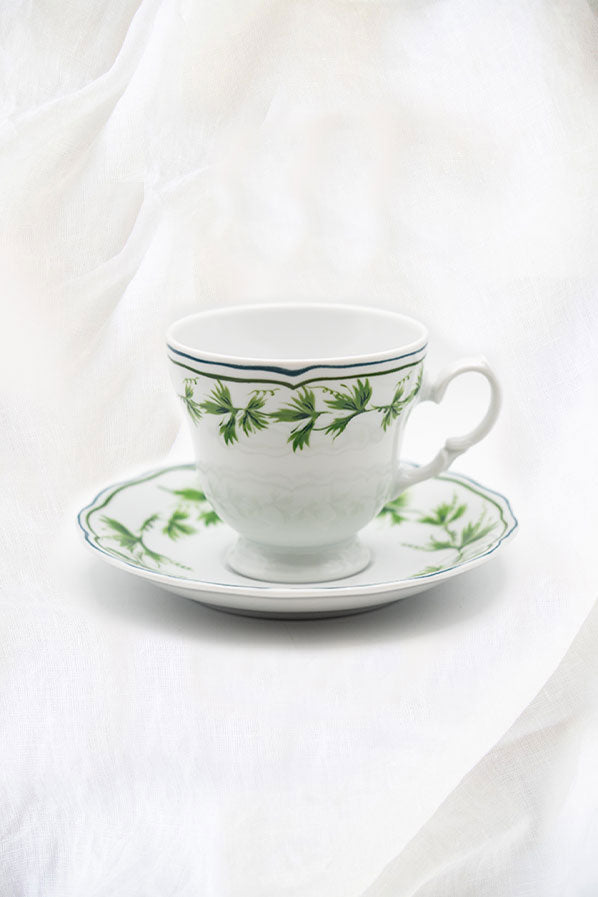 Taza café Hojas Verdes